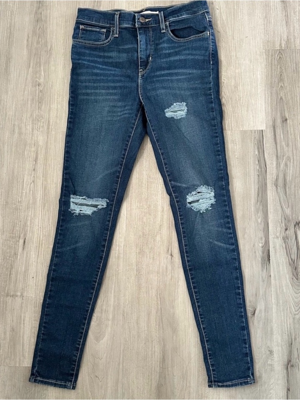 Levi's Dark Indigo High-Rise Jeans